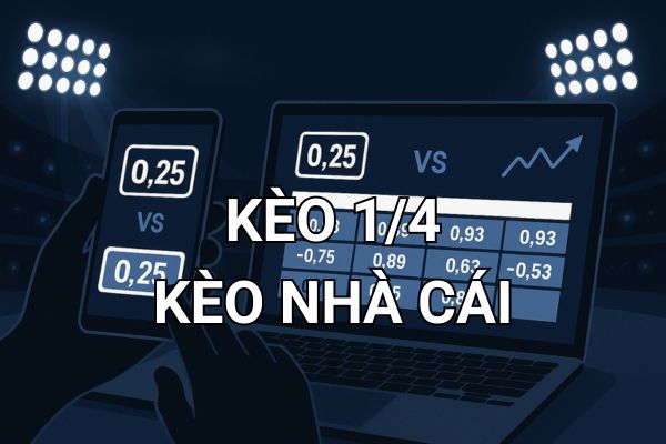 Kèo 1/4 tại Kèo Nhà Cái
