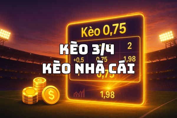 Kèo 3/4 Kèo Nhà Cái